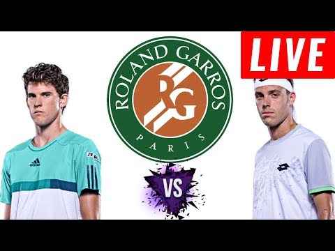 Dominic Thiem VS Cecchinato|| Live ball tracking||French open 2018
