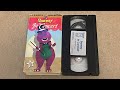 Opening And Closing To Barney In Concert 1991 VHS