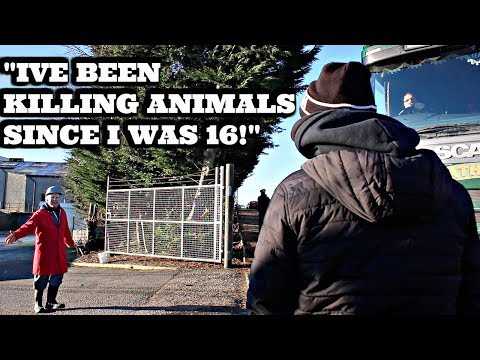Vegan Takes On Slaughterhouse Workers [WATCH TILL THE END]