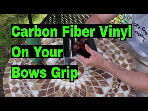 Putting Carbon Fiber Vinyl On Your Recurve Bows Grip Does It Work?