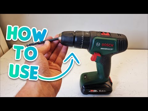 How To Use a Bosch Drill