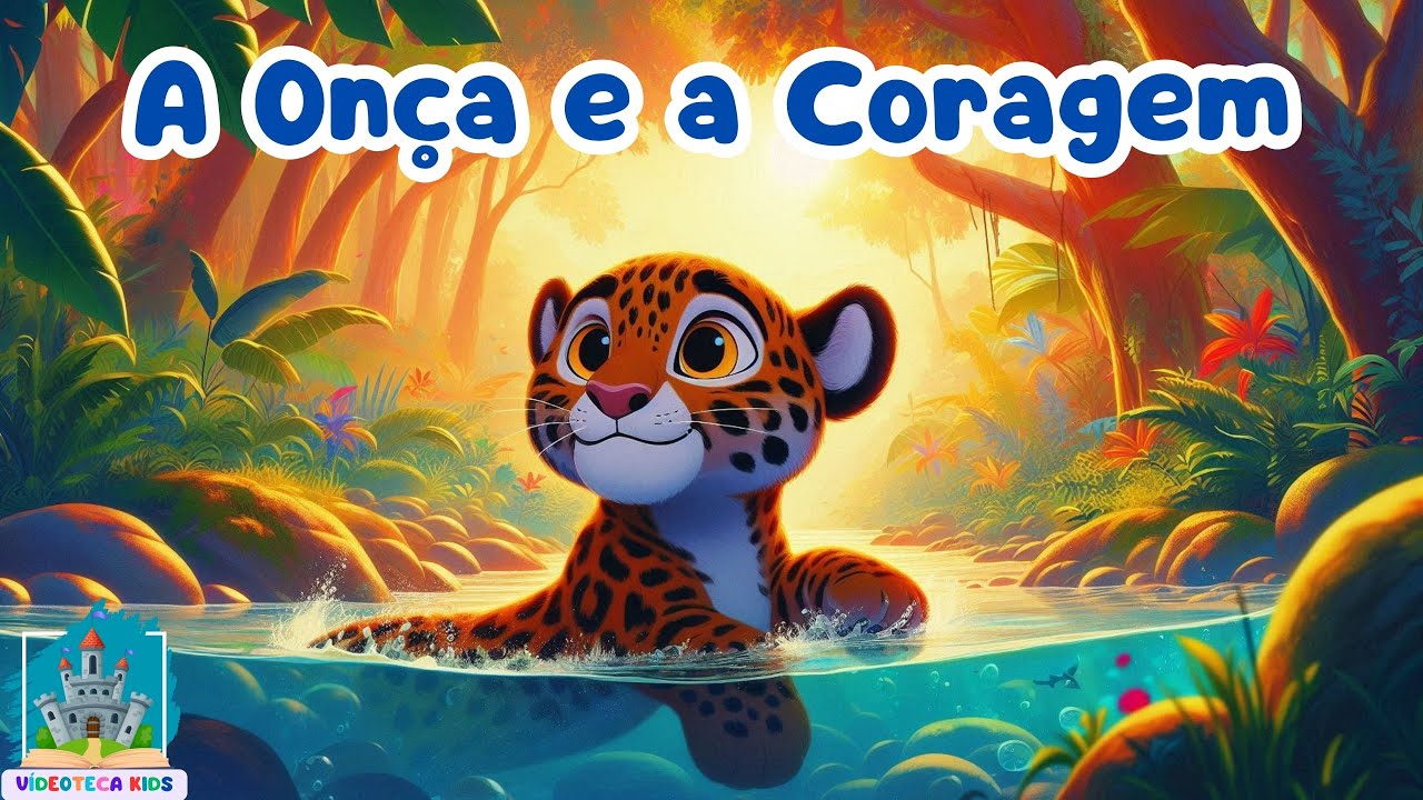 A ONÇA E A CORAGEM - #historiainfantilparadormir #historiainfantil #livrosinfantis #historinha