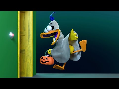 Paperotti in 'DUCK OR TREAT' 🎃👻 The Silly Funny Duck - Animated Short
