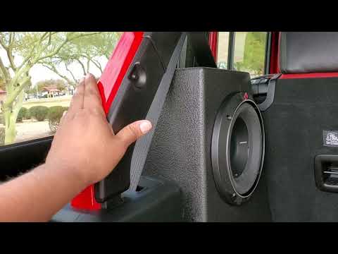 Jeep Wrangler JLU Custom Stealth Subwoofer Box