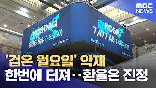 '검은 월요일' 악재 한번에 터져‥환율은 진정 (2026.06.09/뉴스25/MBC)