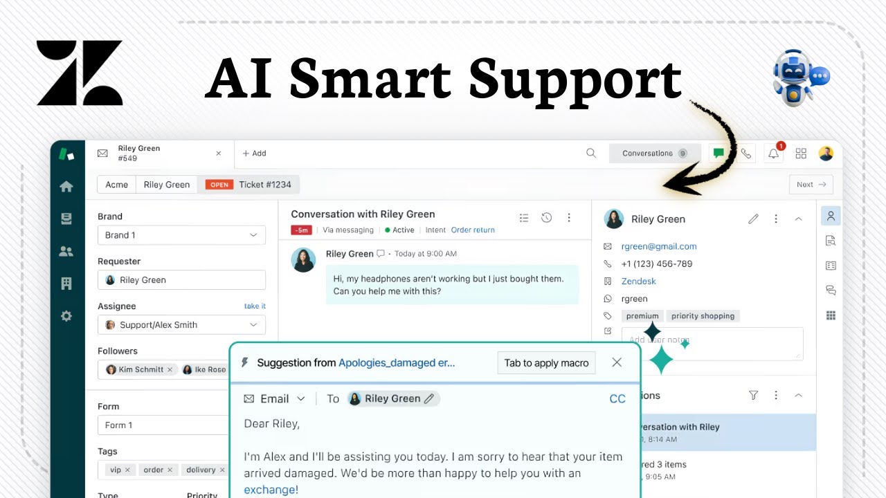 How to create an AI agent in Zendesk (Intelligent Support)