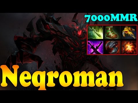 Dota 2 - Neqroman 7000 MMR Plays Shadow Fiend Vol 2 - Ranked Match Gameplay!
