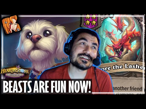 NEW BEASTS CAN WIN?! MY FIRST WIN! - Hearthstone Battlegrounds
