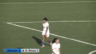 Coppa Italia C Femminile - Siracusa Calcio 1924 vs Giovanile Rocca