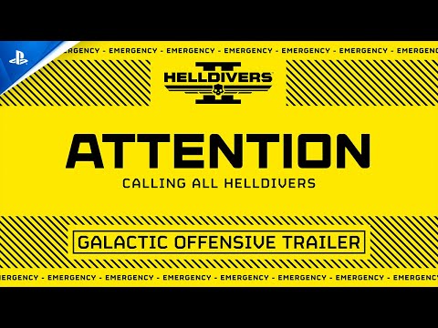 Helldivers 2 - Galactic Offensive Trailer | PS5 & PC Games