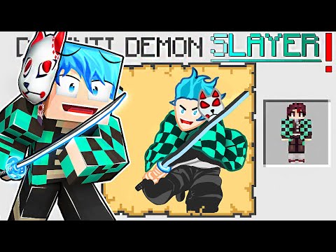 MINECRAFT BUT YOU ARE A JAPANESE DEMON SLAYER