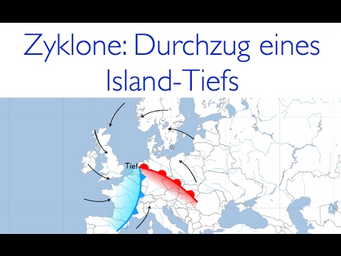Das dynamische Tiefdruckgebiet a.k.a. die Zyklone - Der Durchlauf eines Island-Tiefs #wetter #tief