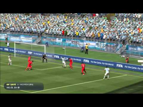2014 FIFA World Cup Brazil Simulation - Match 27 - Argentina vs Iran Group Stage