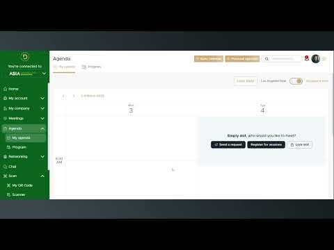 How to manage your agenda with the DELIVER Web App
