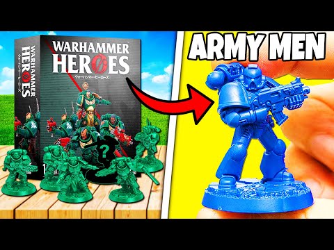 I built Army Men SPACE MARINE Toy Soldiers...