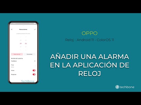 Añadir una Alarma en la Aplicación de Reloj - Oppo [Android 11 - ColorOS 11]