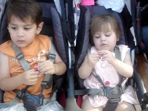 Hadi+Nisreen while she eats flowers