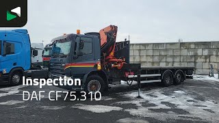 Xe tải san phẳng DAF CF75.310 6X2 Palfinger PK32080 Crane remote control Manual Euro | H&igrave;nh ảnh 4 - Autoline