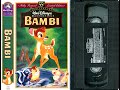 Opening To Bambi US VHS 1997