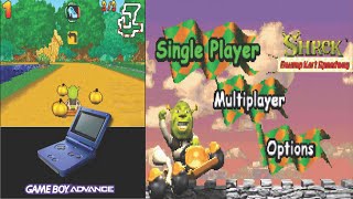 Shrek: Swamp Kart Speedway GBA - C&M Playthrough