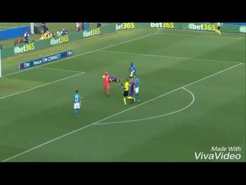 Fallo di koulibaly in (HD) Napoli-Fiorentina