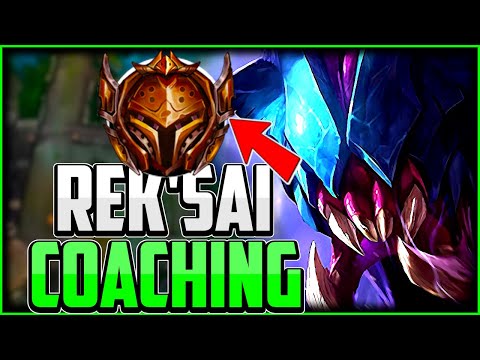 How to Carry LOW ELO with Rek'Sai Jungle Season 12 [Bronze Reksai COACHING] - KingStix
