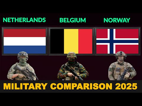 Netherlands vs Belgium vs Norway Military Power Comparison 2025