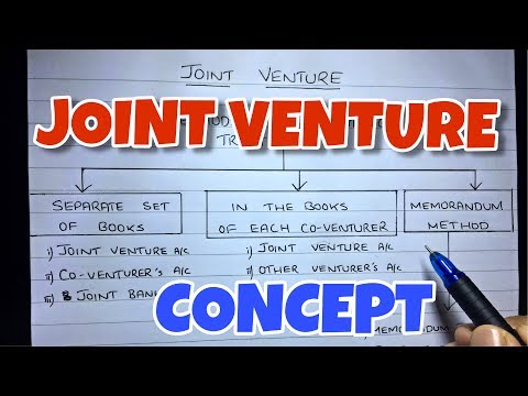 #1 Joint Venture - Concept - Financial Accounting -By Saheb Academy