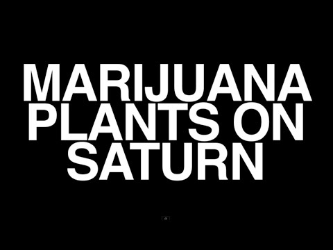 Video thumbnail for Marijuana Plants On Saturn