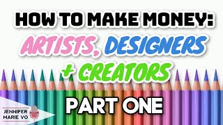 5 Ways to Make Money Online As An Artist | How to Sell Art Online as a Creator - Part One