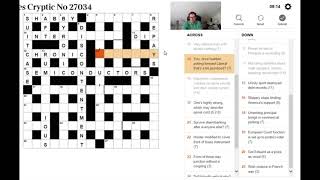 Solving The Times cryptic crossword: Beginner video