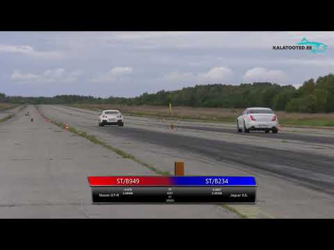 Tormis Hoffmann - Nissan GT-R vs Ragnar Lall - Jaguar XJL. Dragrace@EDRAfinals2019
