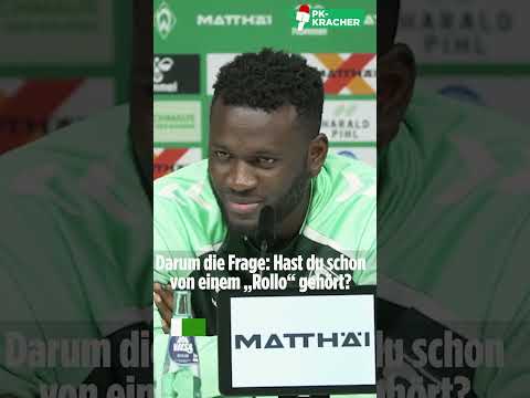 WERDER BREMEN: "Special-Mhhh-Sauce" - Absurde Reporter-Frage lässt Boniface ratlos zurück! #shorts