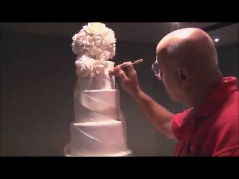 Maria és Theo esküvői tortája