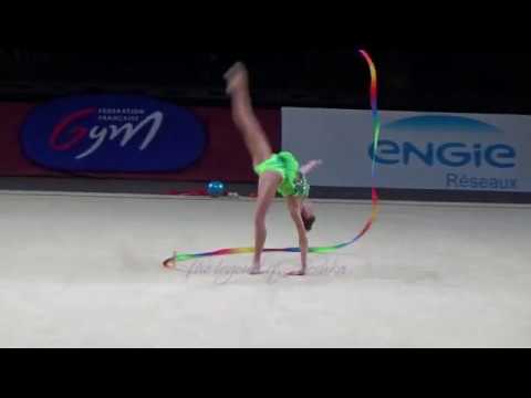 Yulia BRAVIKOVA (RUS) ribbon - 2017 Thiais EF