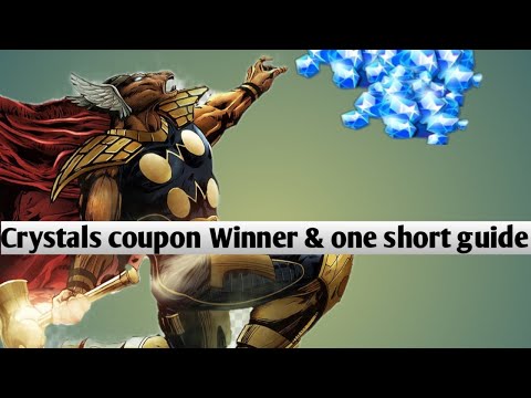 [MFF] Crystals coupon giveaway winner + beta ray bill one short ❤️❤️❤️❤️❤️