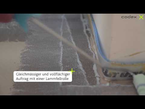 Saugfähige Untergründe anwendungsfreundlich grundieren mit codex FG 300