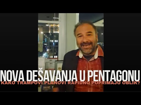 Tramp i nova desavanja u Pentagonu - Kako Trampovi planovi rapidno poprimaju oblik?