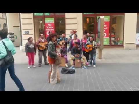 Straßenmusiker in Leipzig