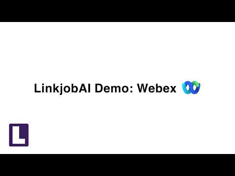 Как использовать Linkjob AI в Webex