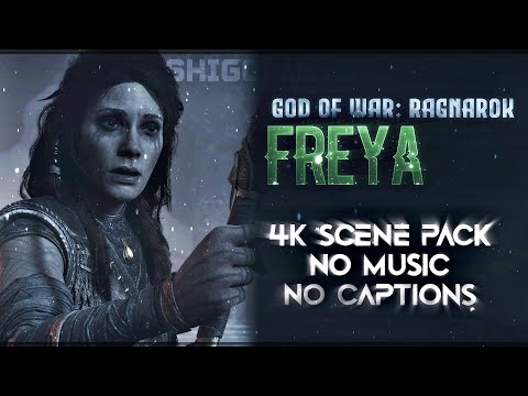 Freya 4K Scenes Pack • No Subtitles & Music • God Of War: Ragnarok and Valhalla