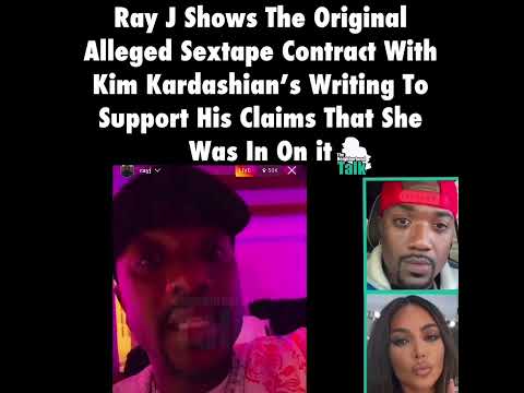 Ray J shows receipts that Kim Kardashian and Kris jenner was in on the sex tape.