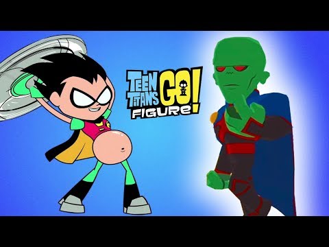 Мини Титаны (ЮНЫЕ ТИТАНЫ ВПЕРЕД 2)/Teen Titans Go! Figure - ОТКРЫЛИ МАРСИАНИНА/martian manhunter