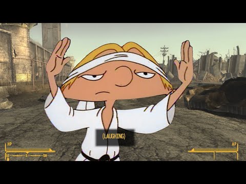 When you make a 100 unarmed and 10 strength character in Fallout