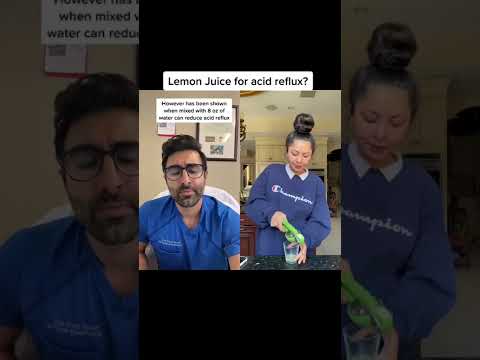 Lemon juice for acid reflux?