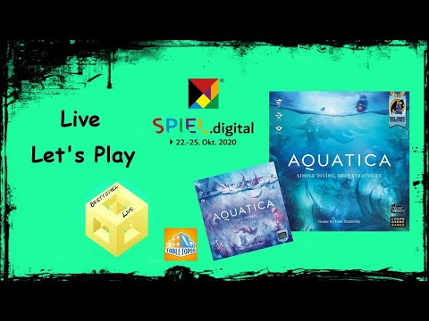 🪐 Spiel.digital - Aquatica - [Brettspiel] [Live] [Let's Play] - Solo Variante 🪐