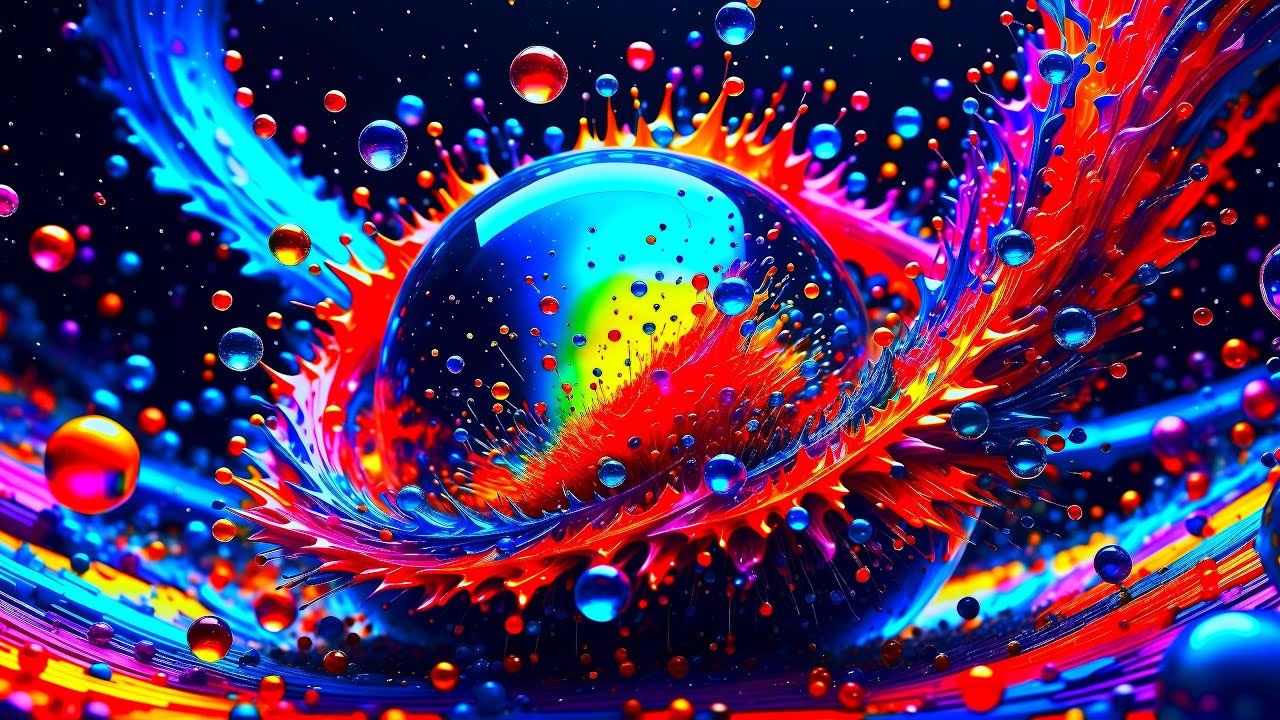 Stunning 4K Liquid Fluid Patterns - Ultra HD Silent Abstract Background, 100% Copyright-Free Visuals