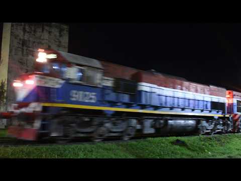 Tren de tolvas graneras de NCA con destino a General Deheza pasando por Marcos Juárez!!!!!!