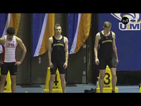 AUS Track Championships 2018 - 60m Men's Final (6.89s - Mike van der Poel)