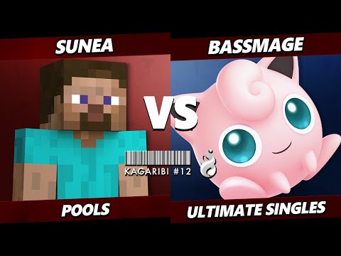 Kagaribi 12 - Sunea (Steve) Vs. BassMage (Jigglypuff) Smash Ultimate - SSBU